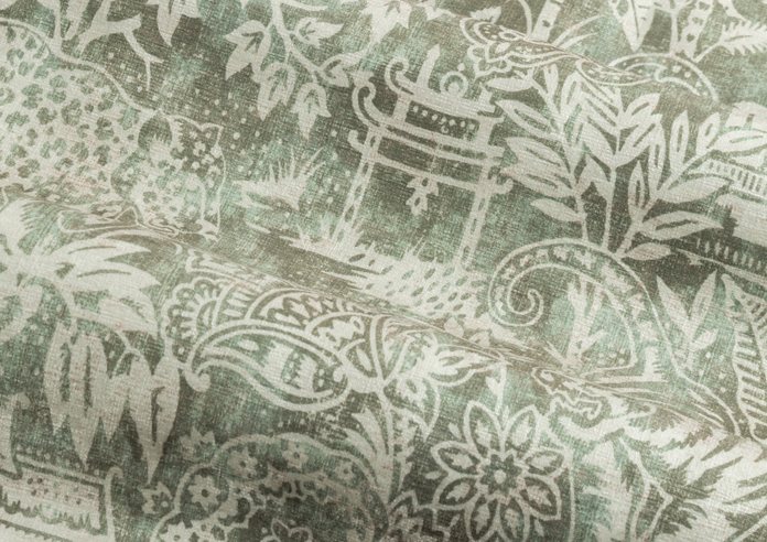 Bengal Eyelet, Sage - Ready Made Curtains - Image 4